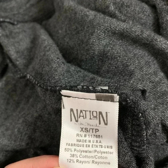 Revolve Nation Marnie Wrap Midi Skirt Knit High Rise Waist Grey Size XS - Picture 10 of 15